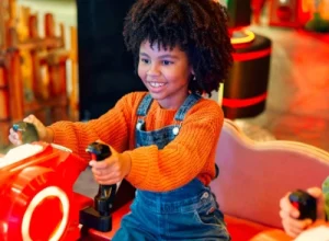 Interactive arcade day for kids